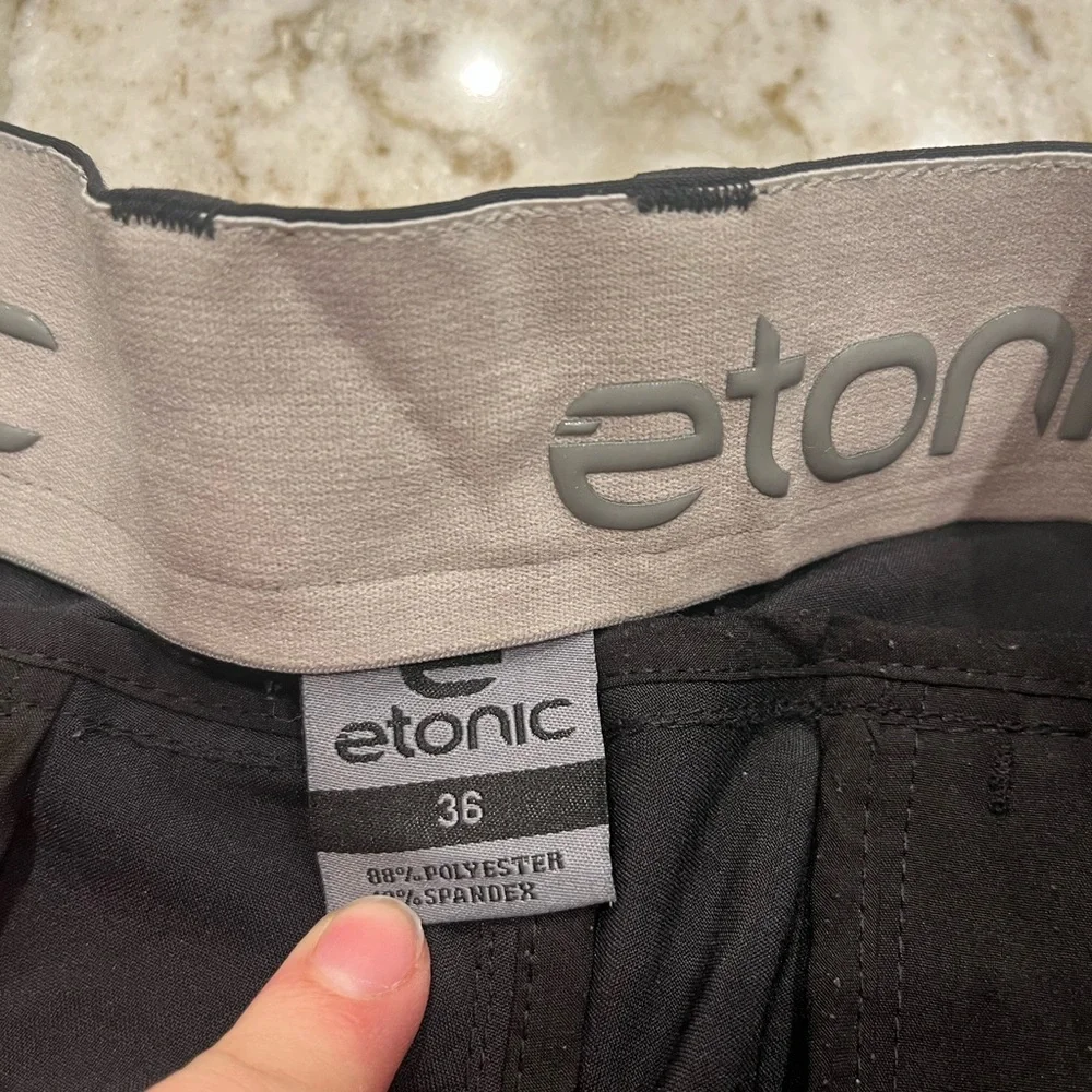 Etonic men’s black golf‎ shorts size 36